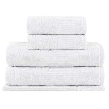 Jogo de Toalhas Banhão Buddemeyer Lollipop Jacquard Aveludada 100% Algodão 5 peças - Gramatura: 440g/m²