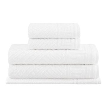Jogo de Toalhas Banhão Buddemeyer Olimpo Jacquard Extra Soft 100% Algodão (5 peças) - Gramatura: 420g/m²