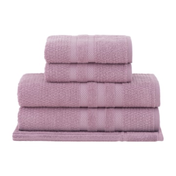 Jogo de Toalhas Banhão Buddemeyer Vanilla Extra Soft 100% Algodão (5 peças) - Gramatura: 410g/m²