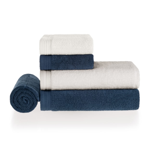 Jogo de Toalhas Banhão Karsten Imperial Fio Penteado 100% Algodão - Gramatura 450g/m² (5 Peças)