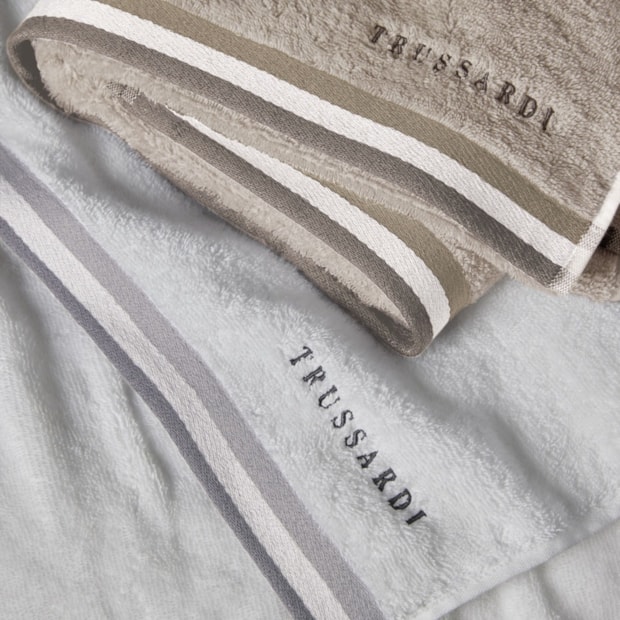 Jogo de Toalhas Banhão Trussardi Montello 100% Algodão Fio Penteado (5 Peças) Gramatura: 540g/m²