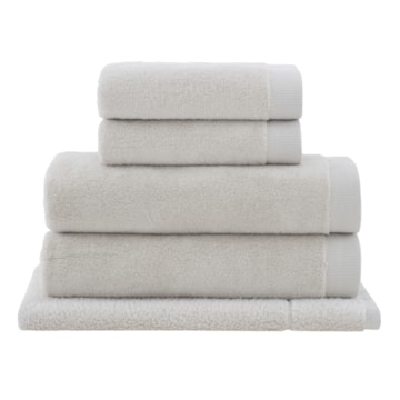 Jogo de Toalhas de Banho Buddemeyer Dual Air 100% Algodão 5 peças - Gramatura: 400g/m²