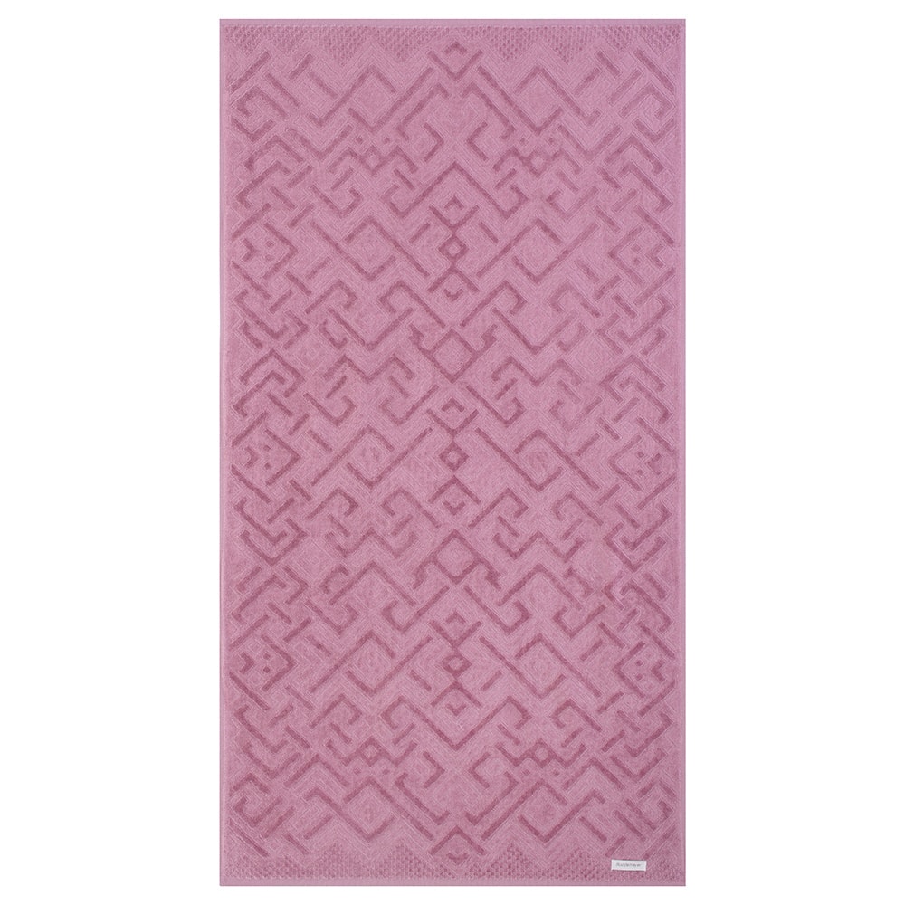 Jogo de Toalhas de Banho Buddemeyer Geo Jacquard Aveludada 100% Algodão (5 peças) - Gramatura: 420 g/m²
