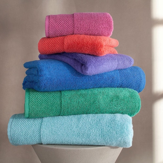 Jogo de Toalhas de Banho Buddemeyer Intense Hannah Air Cotton 100% Algodão (5 peças) - Gramatura: 400g/m²