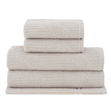 Jogo de Toalhas de Banho Buddemeyer Jazz Extra Soft 100% Algodão (5 peças) - Gramatura: 420g/m²