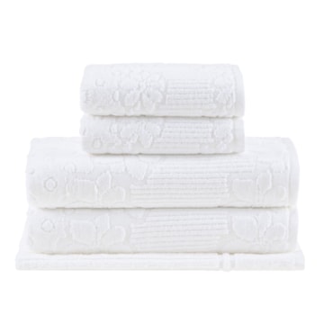 Jogo de Toalhas de Banho Buddemeyer Lollipop Jacquard Aveludada 100% Algodão 5 peças - Gramatura: 440g/m²