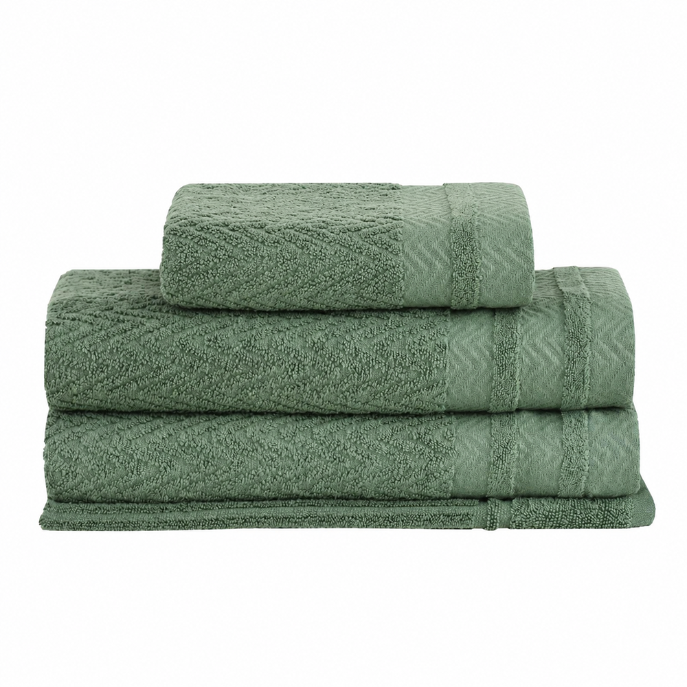 Jogo de Toalhas de Banho Buddemeyer Soul Jacquard Extra Soft Fio Penteado (4 peças) - Gramatura: 410g/m²