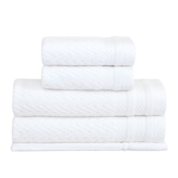 Jogo de Toalhas de Banho Buddemeyer Soul Jacquard Extra Soft Fio Penteado (5 peças) - Gramatura: 410g/m²