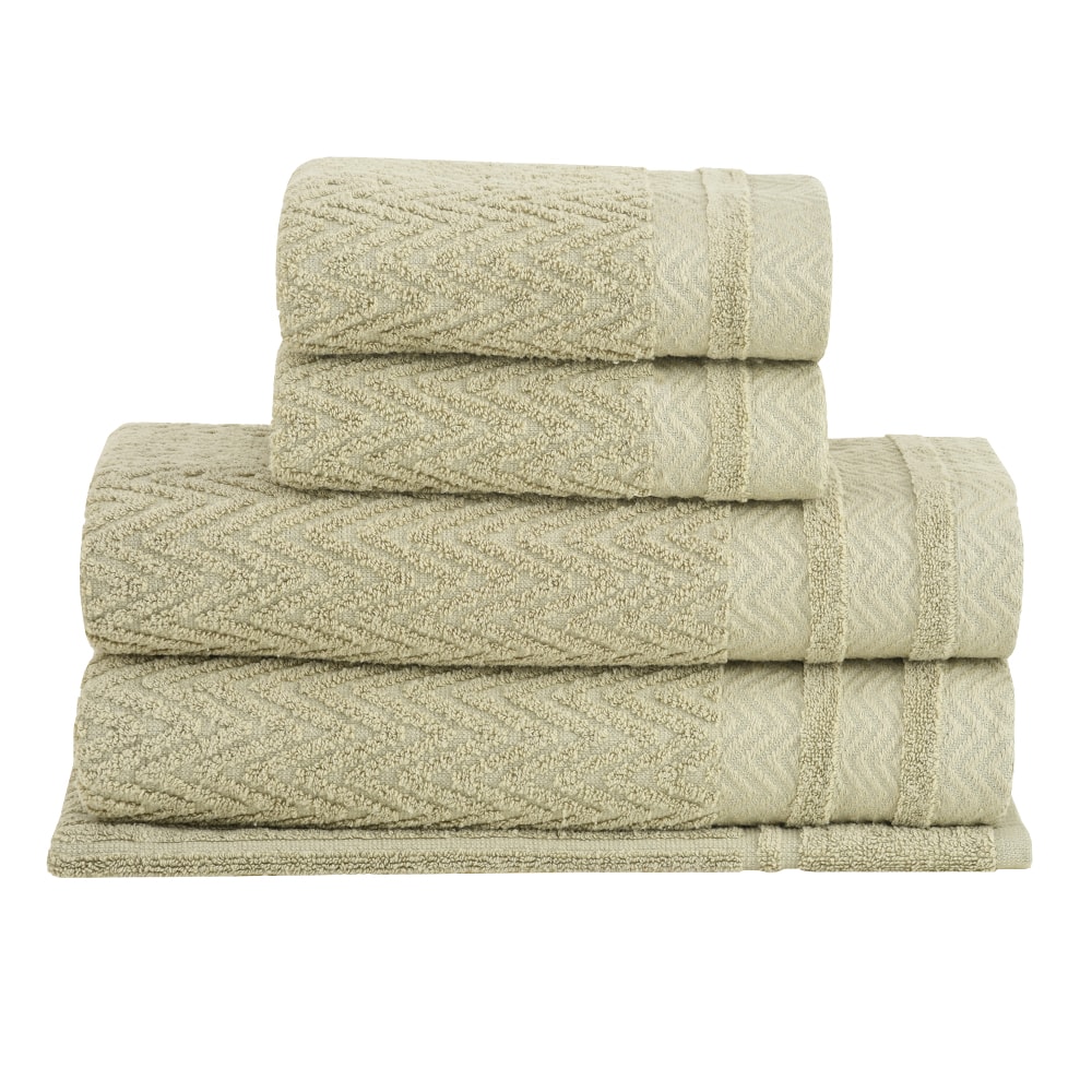 Jogo de Toalhas de Banho Buddemeyer Soul Jacquard Extra Soft Fio Penteado (5 peças) - Gramatura: 410g/m²