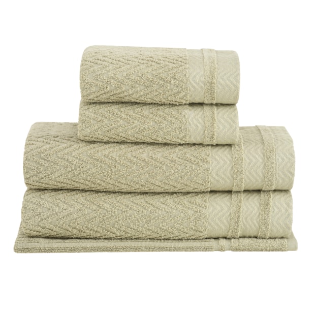 Jogo de Toalhas de Banho Buddemeyer Soul Jacquard Extra Soft Fio Penteado (5 peças) - Gramatura: 410g/m²