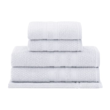 Jogo de Toalhas de Banho Buddemeyer Vanilla Extra Soft 100% Algodão (5 peças) - Gramatura: 410g/m²