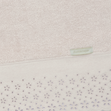 Jogo de Toalhas de Lavabo / Mão Buddemeyer Crystal Bordado Inglês 100% Algodão (2 Peças) - Gramatura: 500g/m²