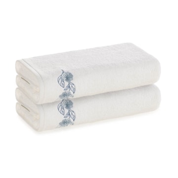 Jogo de Toalhas de Mão / Lavabo Karsten Betina 100% Algodão - Gramatura: 500g/m² (2 Peças)