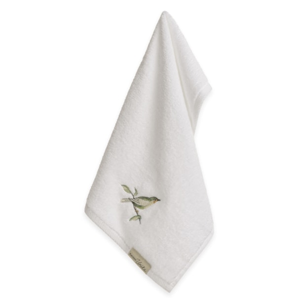 Jogo de Toalhas de Mão / Lavabo Karsten Ventura Bordada 100% Algodão - Gramatura: 500g/m² (2 Peças)