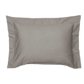 Kit 2 Fronhas Kacyumara Satinée com Abas 100% Algodão Egípcio Percal 300 Fios 50cm x 70cm