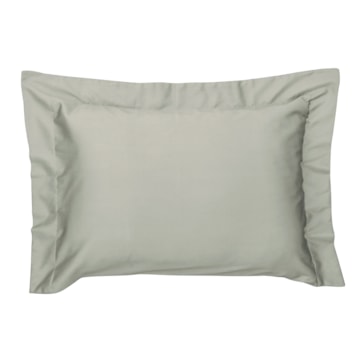 Kit 2 Fronhas Kacyumara Satinée com Abas 100% Algodão Egípcio Percal 300 Fios 50cm x 70cm