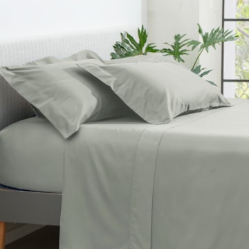 Kit 2 Fronhas Kacyumara Satinée com Abas 100% Algodão Egípcio Percal 300 Fios 50cm x 70cm