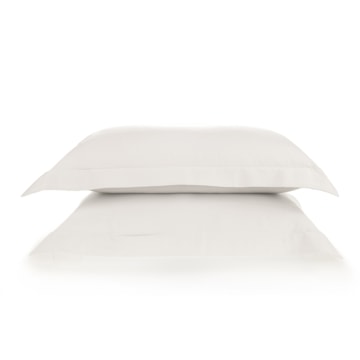 Kit 2 Fronhas Karsten Bossa 100% Algodão Egípcio Cetim 300 Fios com Abas 50cm x 70cm