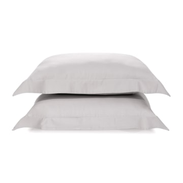 Kit 2 Fronhas Karsten Bossa 100% Algodão Egípcio Cetim 300 Fios com Abas 50cm x 70cm