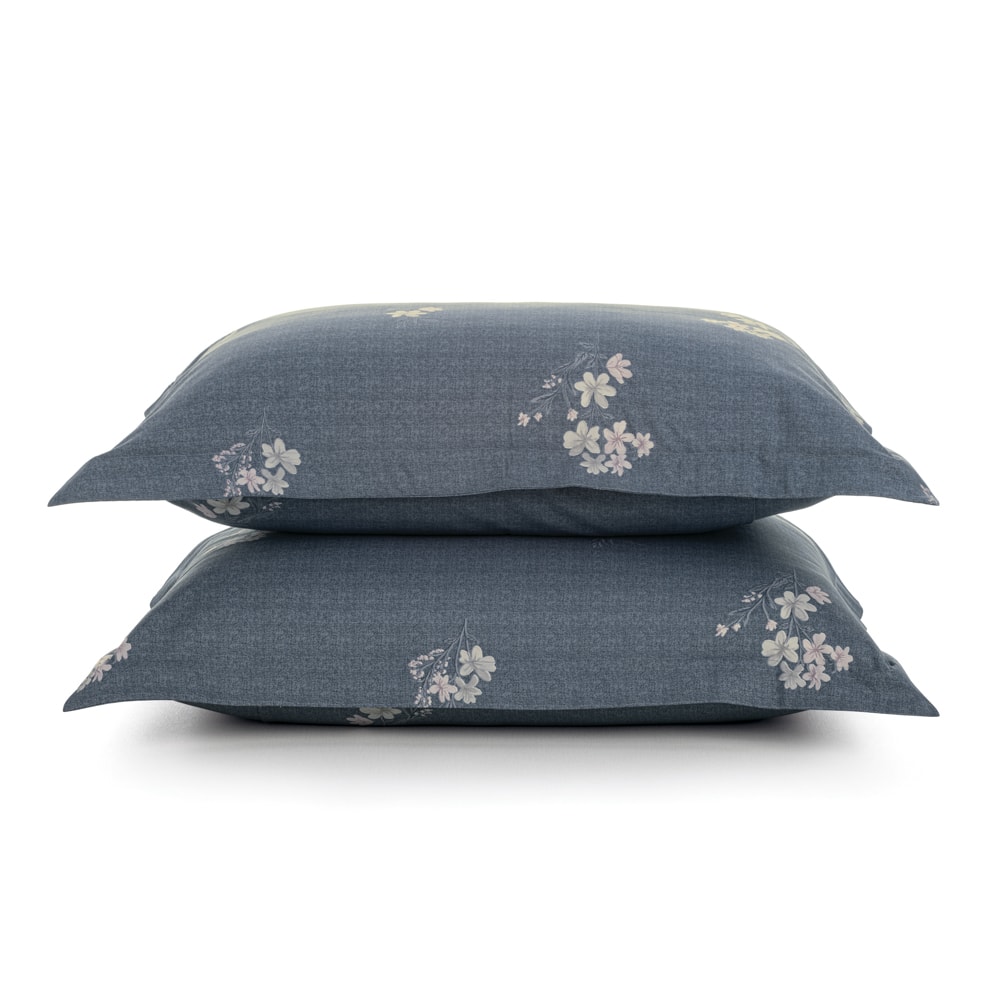 Kit 2 Fronhas Karsten Helen 100% Algodão Percal 200 Fios com Abas 50cm x 70cm