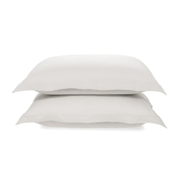 Kit 2 Fronhas Karsten Tom 100% Algodão Percal 200 Fios com Abas 50cm x 70cm