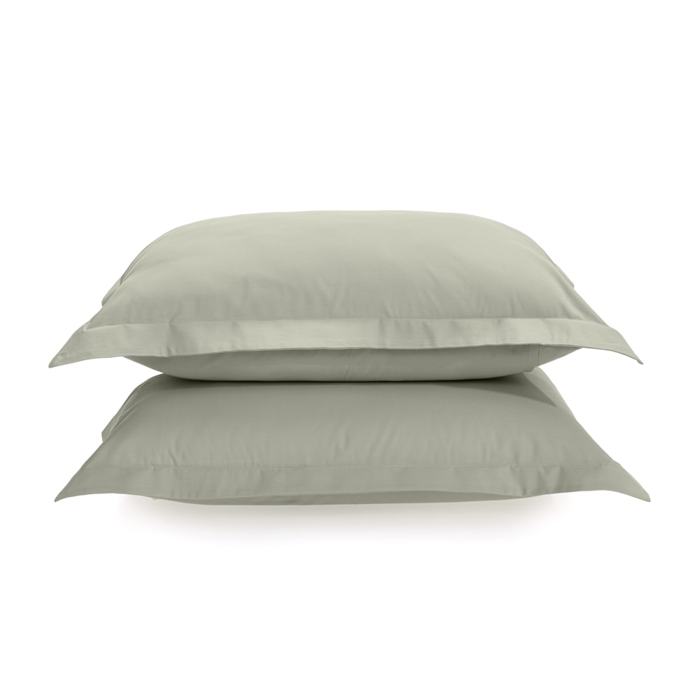 Kit 2 Fronhas Karsten Tom 100% Algodão Percal 200 Fios com Abas 50cm x 70cm