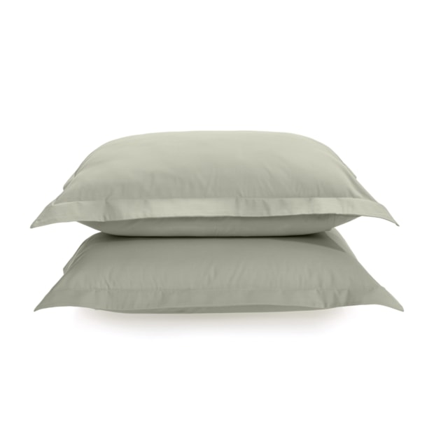 Kit 2 Fronhas Karsten Tom 100% Algodão Percal 200 Fios com Abas 50cm x 70cm