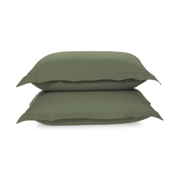 Kit 2 Fronhas Karsten Tom 100% Algodão Percal 200 Fios com Abas 50cm x 70cm