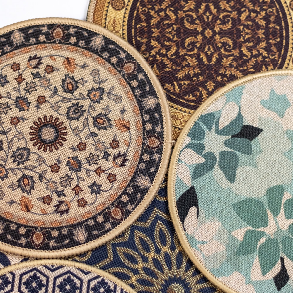 Kit 2 Peças Descanso de Panela com Base Emborrachada Kacyumara 18cm e 20cm