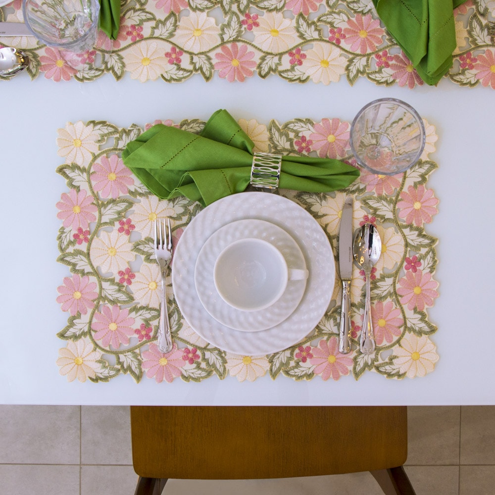 Kit 2 peças Jogo Americano Casa Argivai Luxo Requinte Luxe