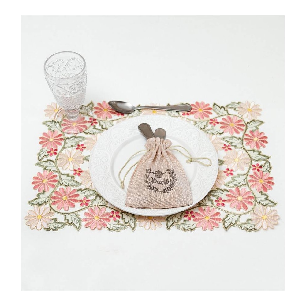 Kit 2 peças Jogo Americano Casa Argivai Luxo Requinte Luxe