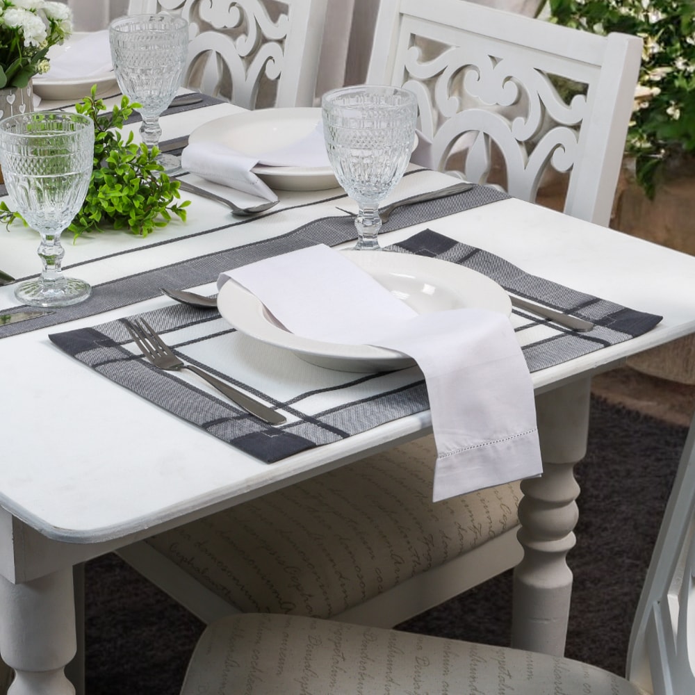 Kit 2 peças Jogo Americano Charmy Silver