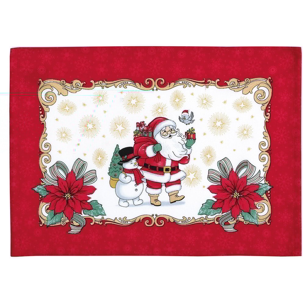 Kit 2 Peças Jogo Americano Dohler Athenas Natal Amigos do Noel