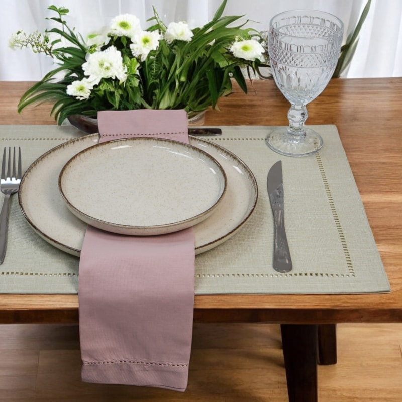Kit 2 peças Jogo Americano Casa Argivai Glamour Linen