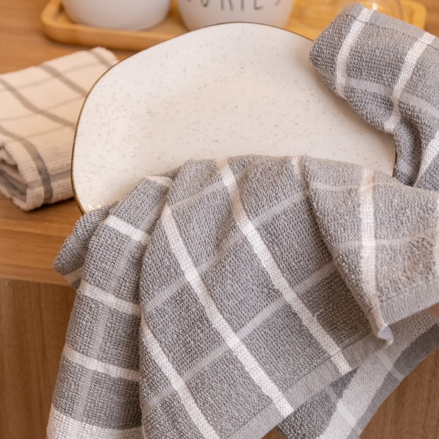 Kit 2 Peças Pano de Copa Quadratto