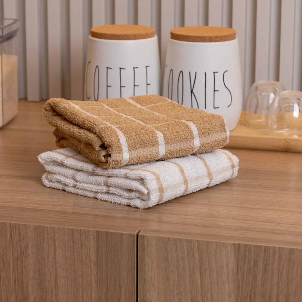 Kit 2 Peças Pano de Copa Quadratto