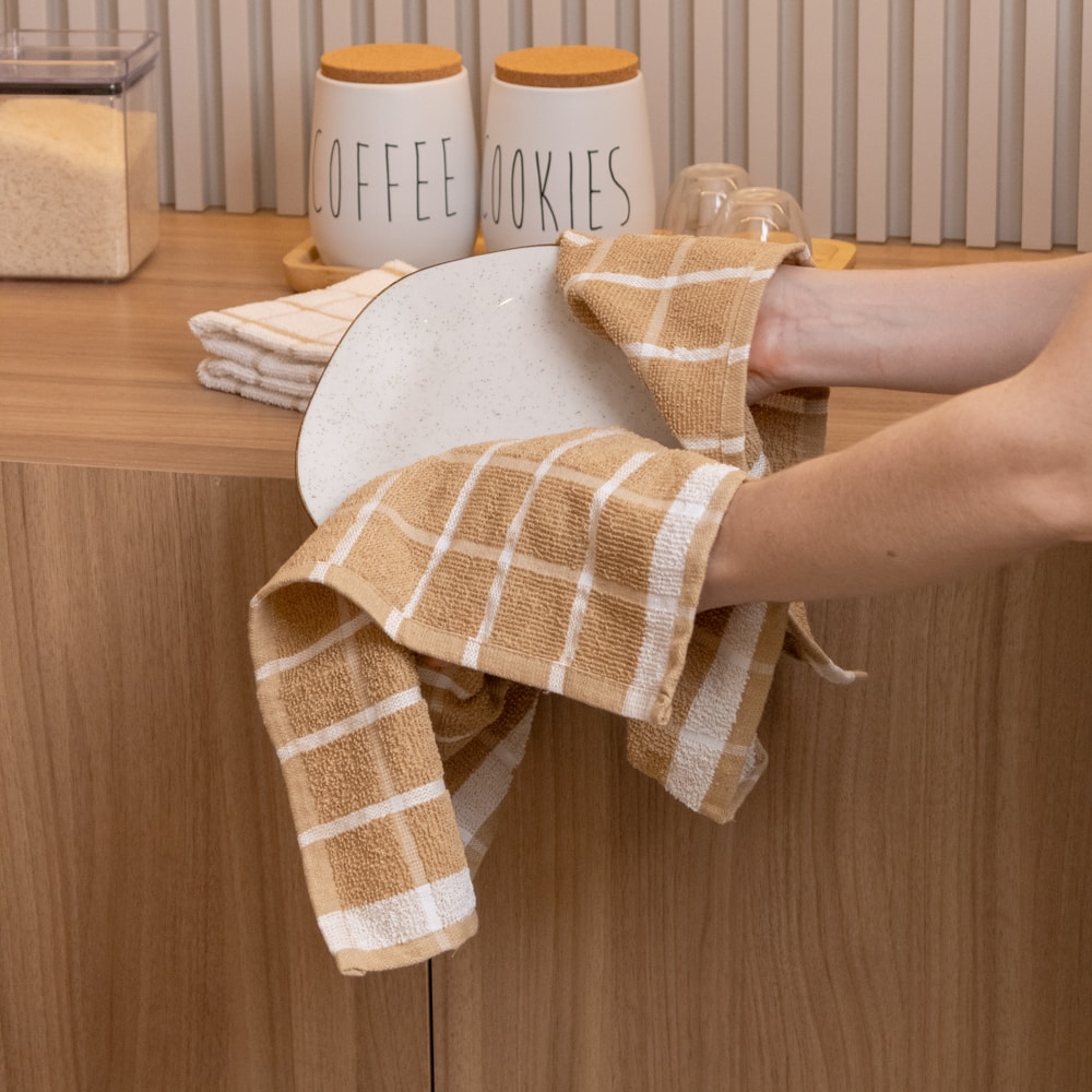 Kit 2 Peças Pano de Copa Quadratto