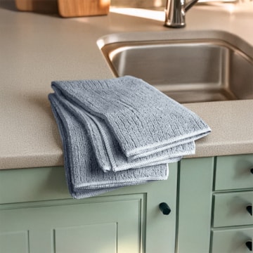 Kit 2 Peças Pano de Pia Microfibra Multiuso Prática