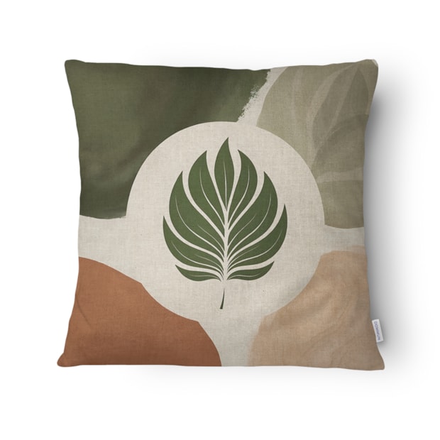 Kit 3 Peças Capa de Almofada Floral Terracota Aveludado com Zíper 43cm x 43cm