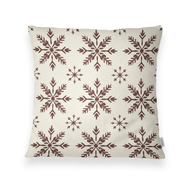 Kit 3 Peças Capa de Almofada Natal Clássico Aveludado com Zíper 43cm x 43cm