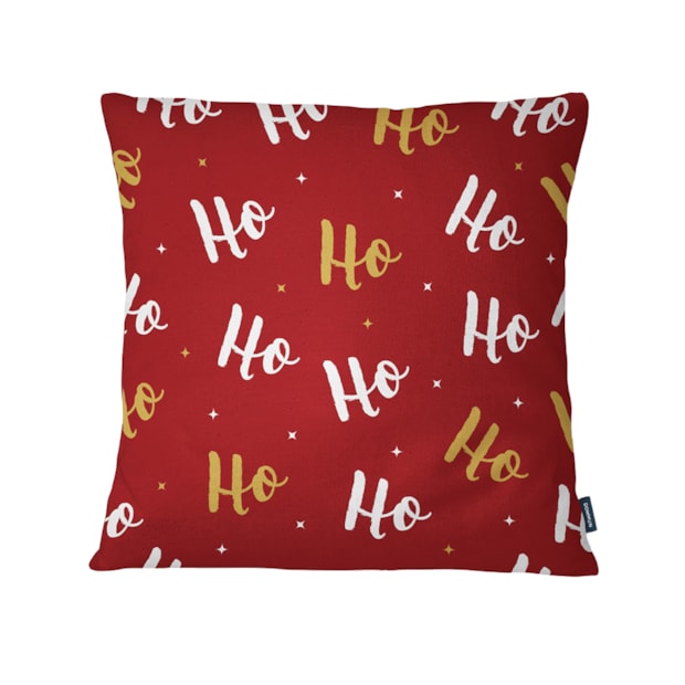 Kit 3 Peças Capa de Almofada Natal Minimal Aveludado com Zíper 43cm x 43cm