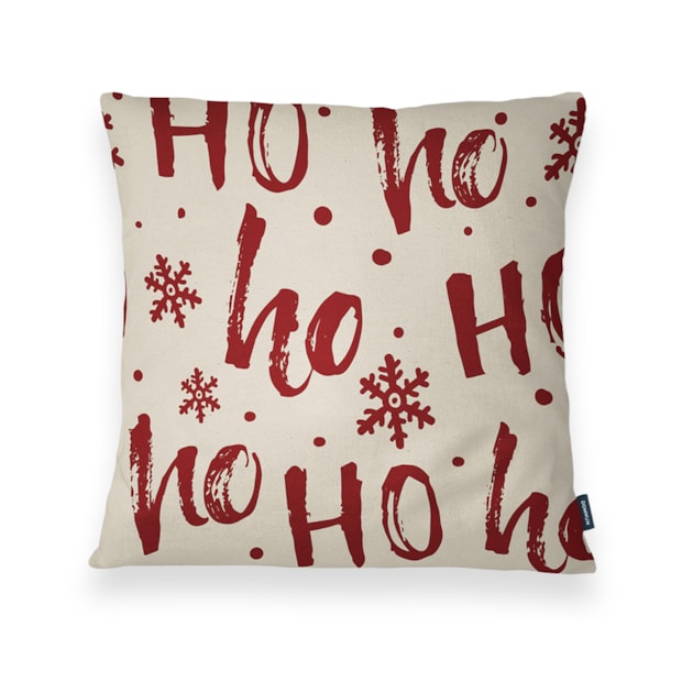 Kit 3 Peças Capa de Almofada Natal Minimal Aveludado com Zíper 43cm x 43cm