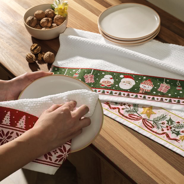 Kit 3 Peças Pano de Copa Karsten Natalino