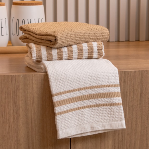 Kit 3 Peças Pano de Copa Minimalist