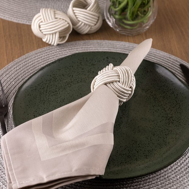 Kit 4 Peças Argola Porta Guardanapo Elos