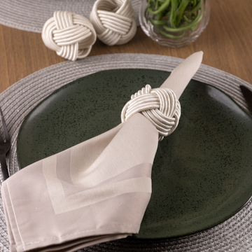 Kit 4 Peças Argola Porta Guardanapo Elos