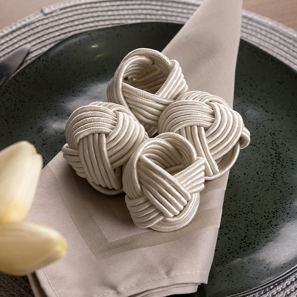 Kit 4 Peças Argola Porta Guardanapo Elos