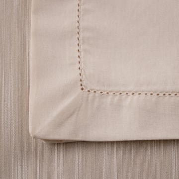 Kit 4 peças Guardanapo de Tecido À Jour Bege Percal 100% Algodão