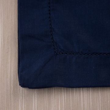 Kit 4 peças Guardanapo de Tecido À Jour Navy Percal 100% Algodão