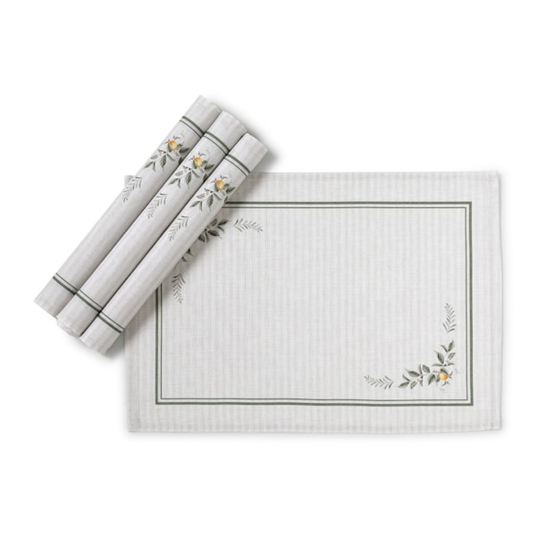 Kit 4 Peças Jogo Americano Dohler Clean Amélia